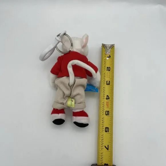 Rare Vintage Stuart Little Mouse Zipper Pull Plush Works Talks NWT Child Toy - Picture 6 of 10